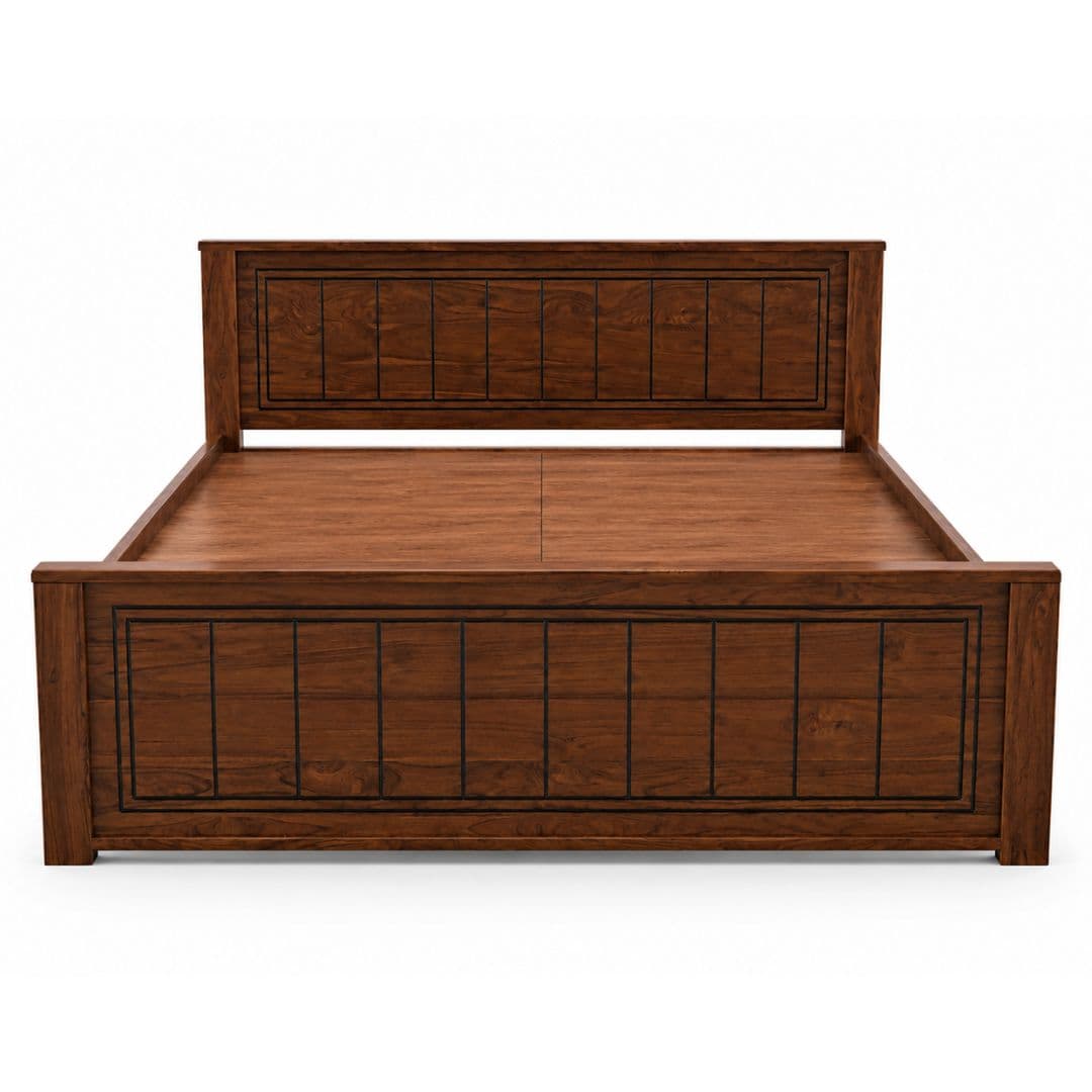 Jaali Grid Storage Bed