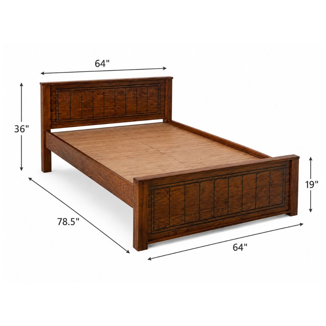 Jaali Grid Storage Bed