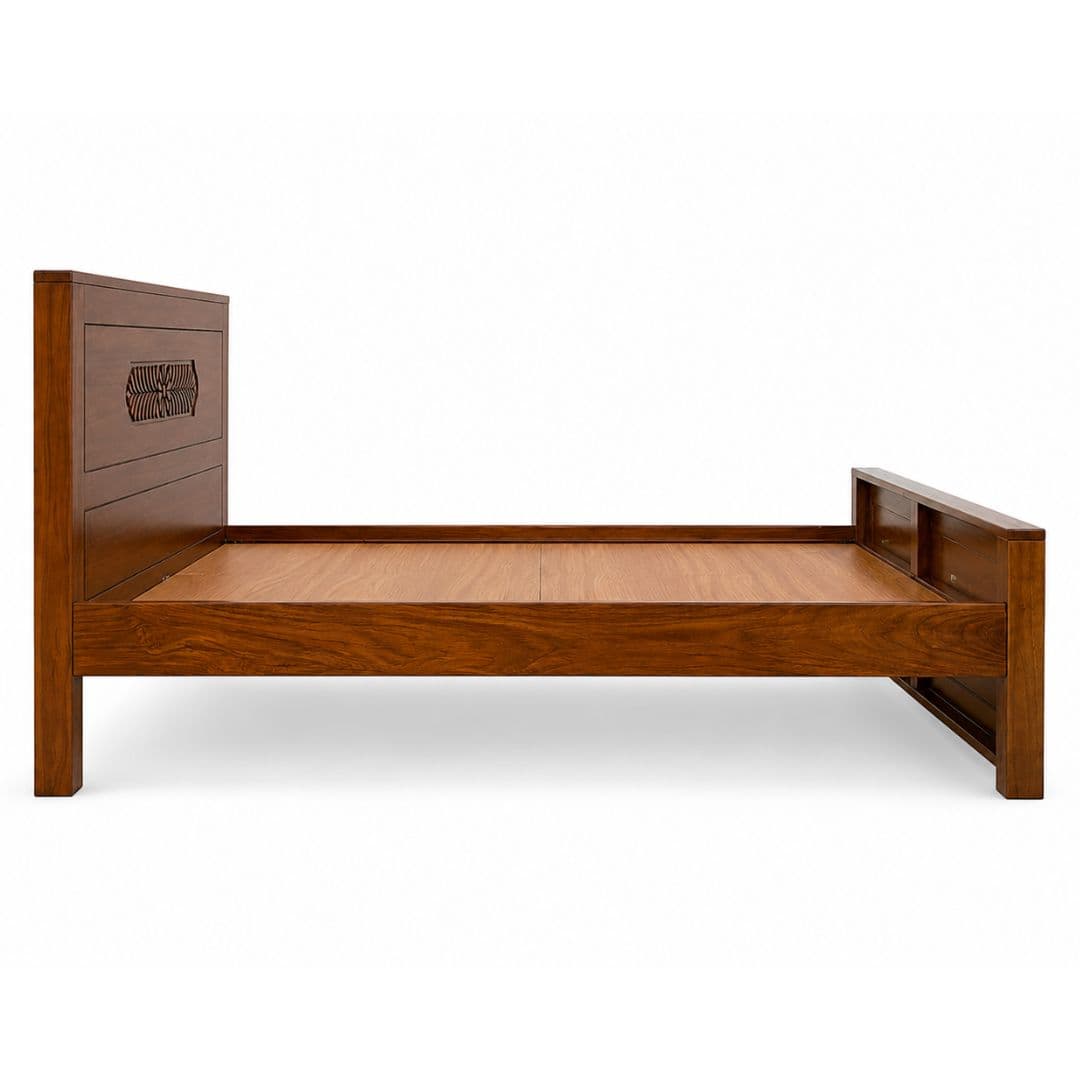 Sasya Carved Storage Bed