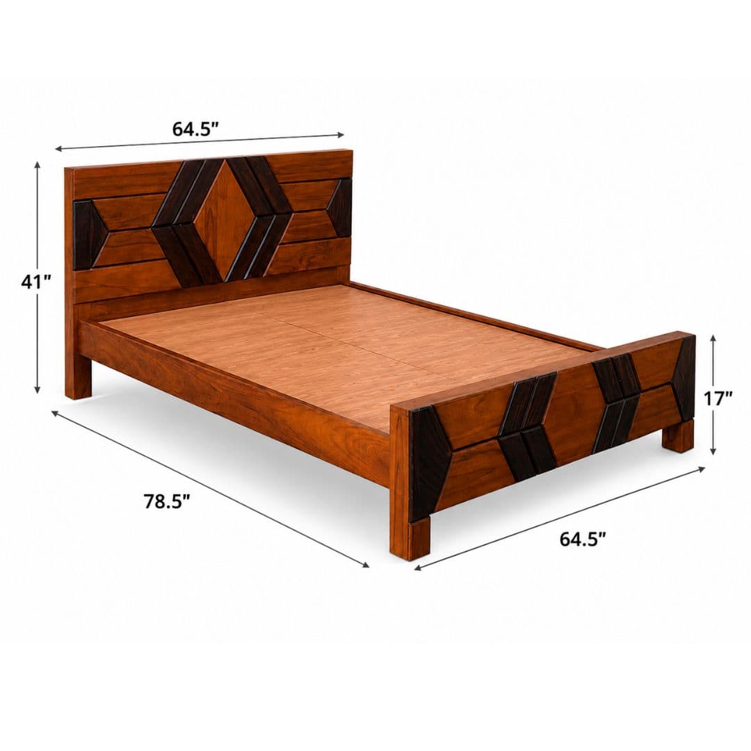 Disha Geometric Bed