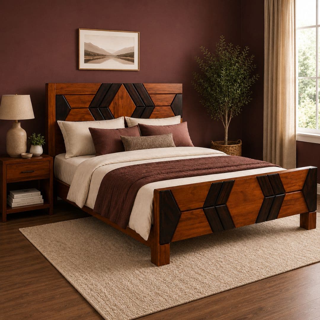 Disha Geometric Bed