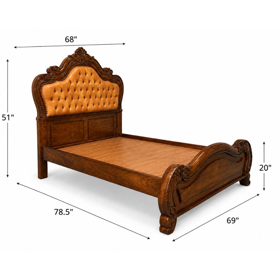 Rani Tufted Heritage Bed
