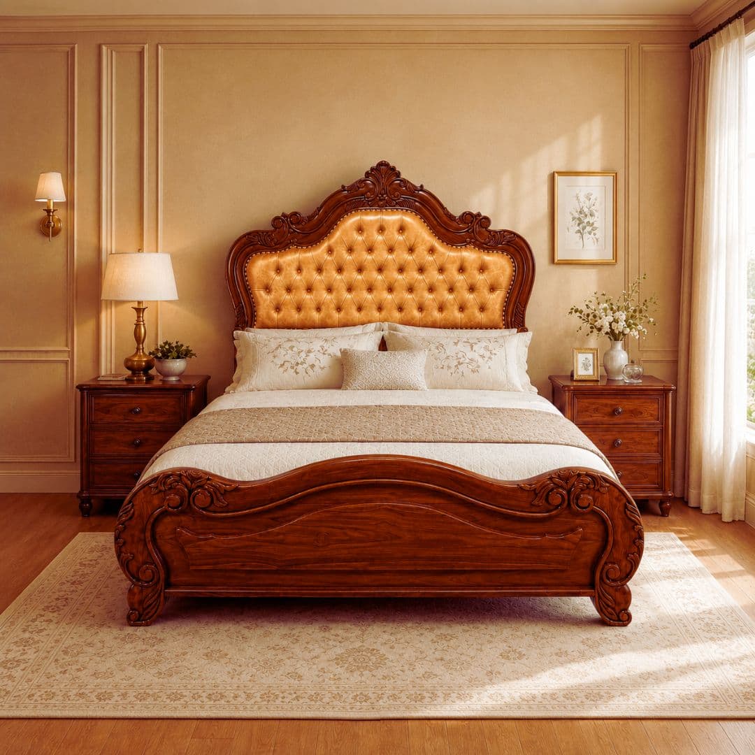Rani Tufted Heritage Bed