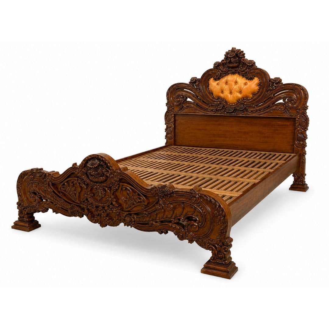 Mayur Royal Carved Bed