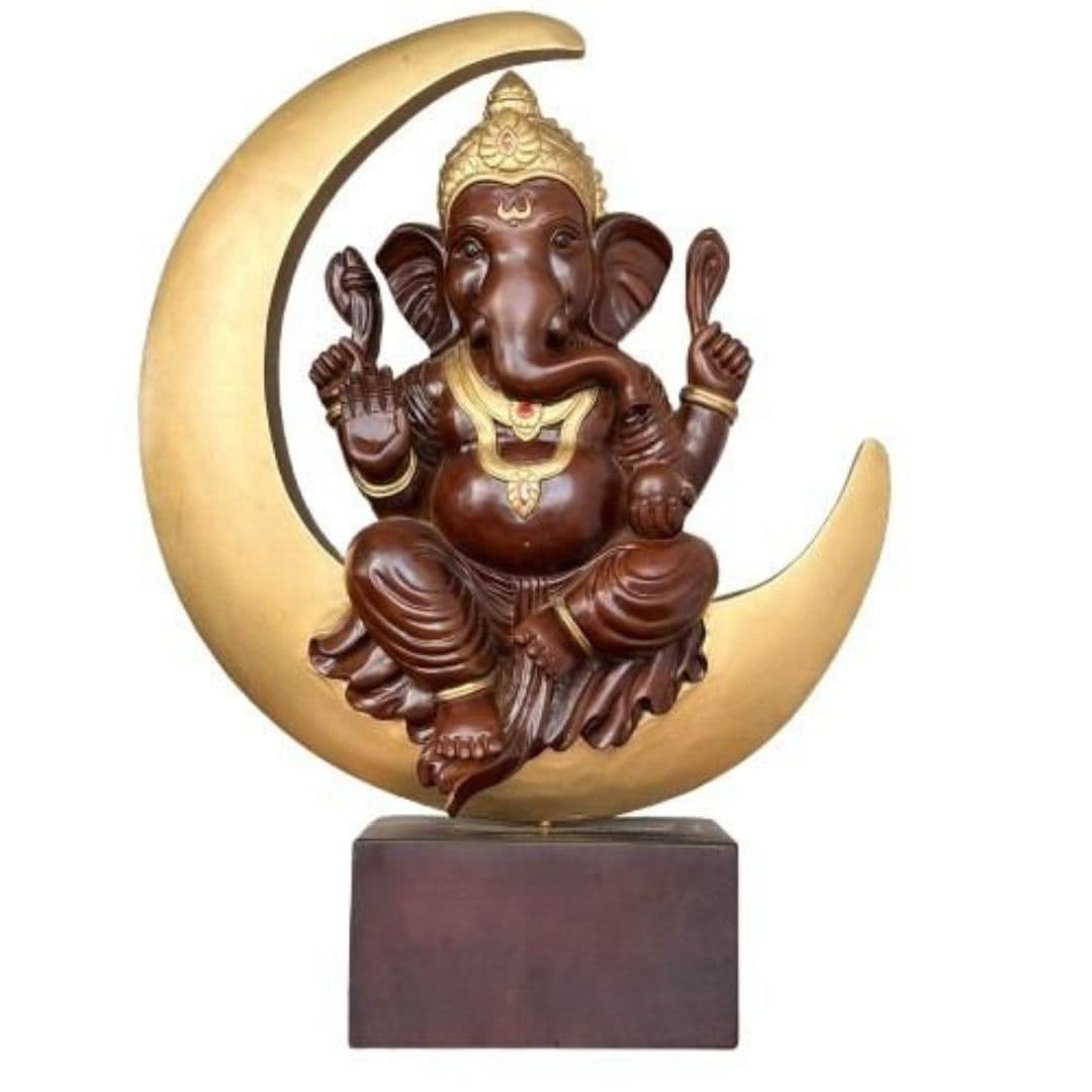 Chandra Ganesha Idol