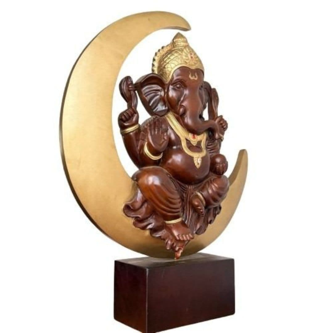 Chandra Ganesha Idol