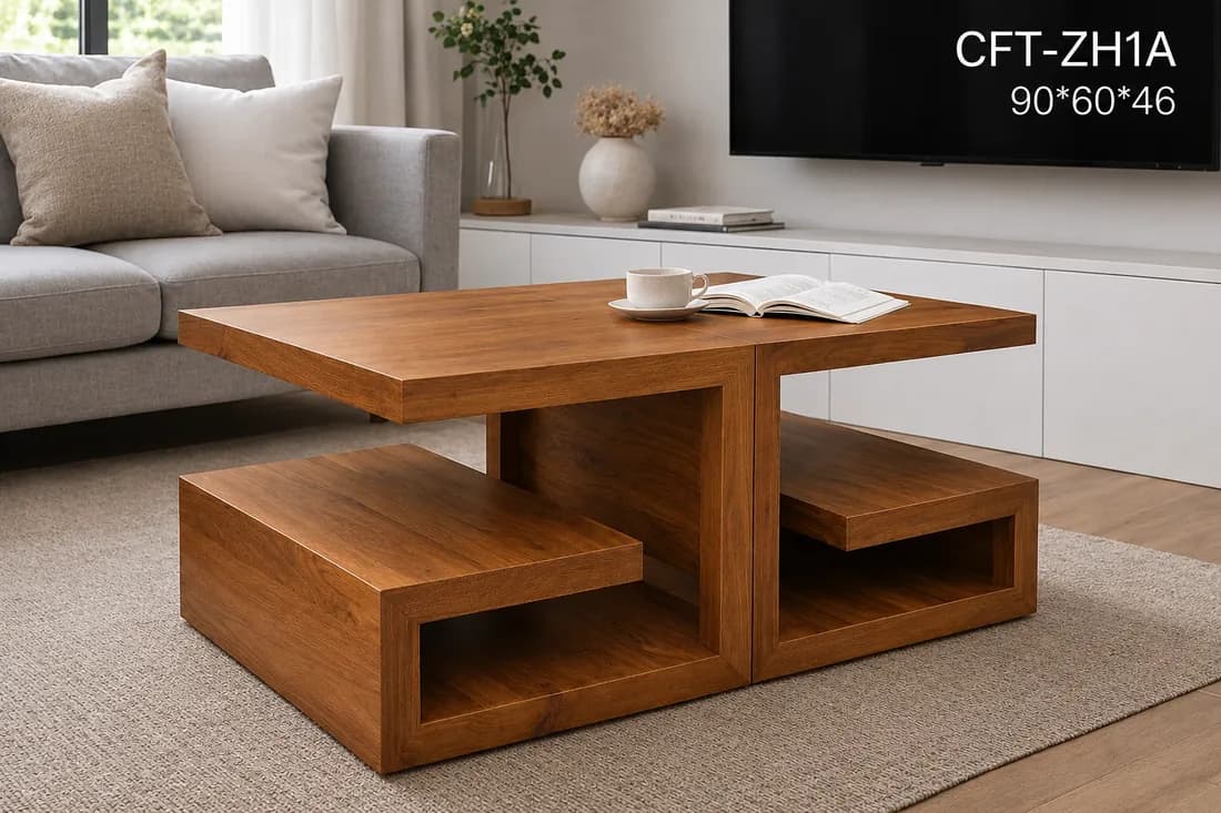 TEAK Fixed CoFfee Table G Shape