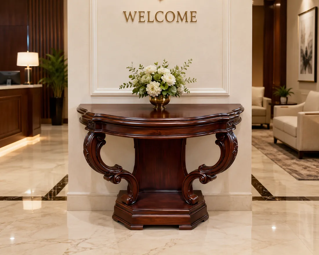 Mahogany CONSOLE TABLE 3'5"