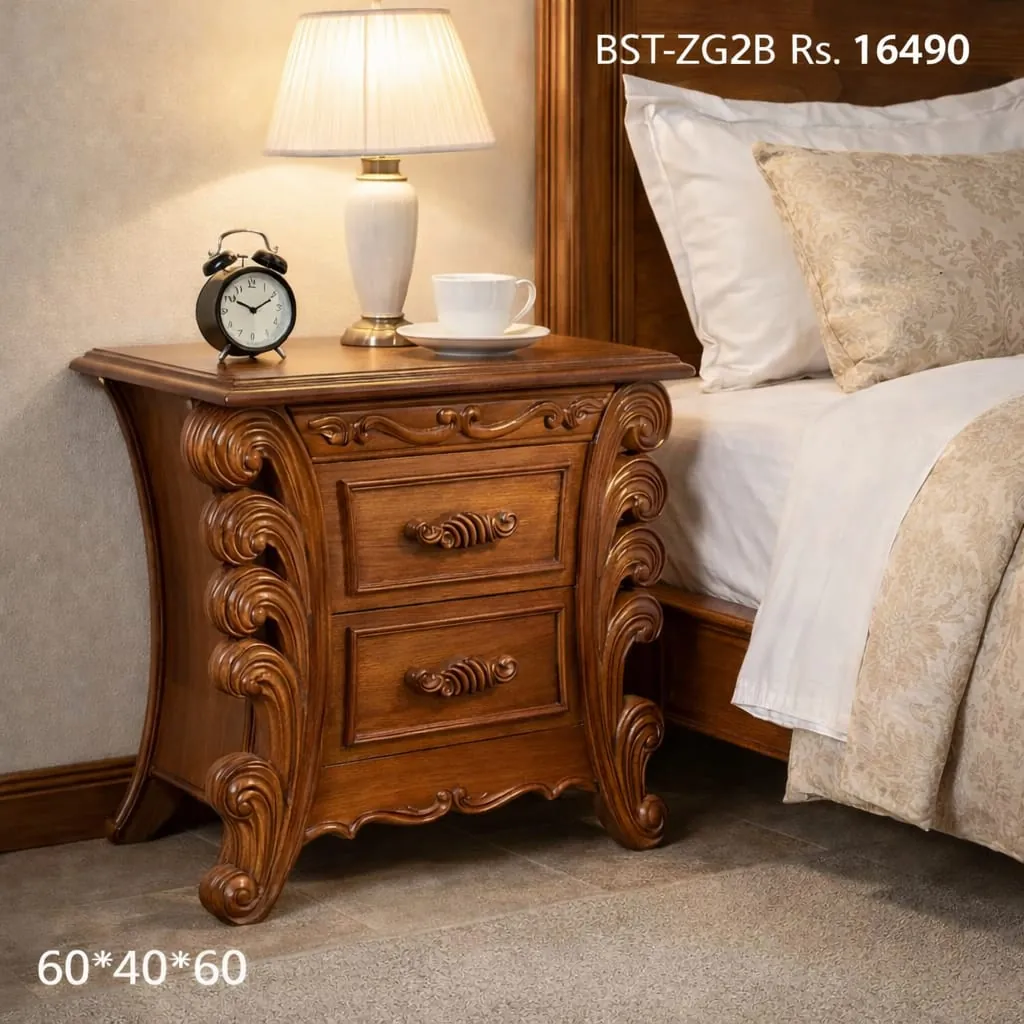TEAK Bed Side BED SIDE TABLE 2'0"