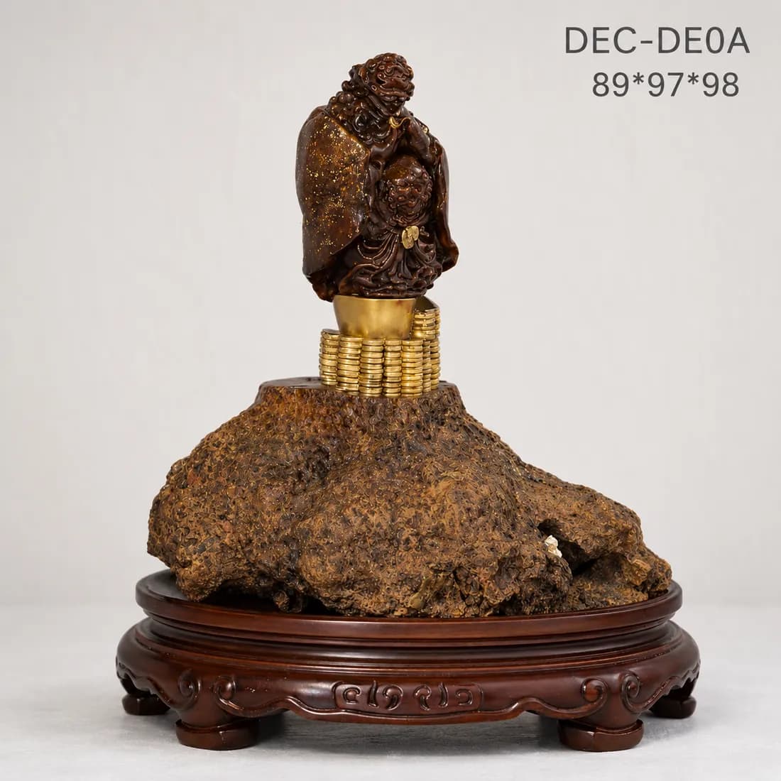 TEAK Handicrafts DECoratives LAUGHING BUDDHA