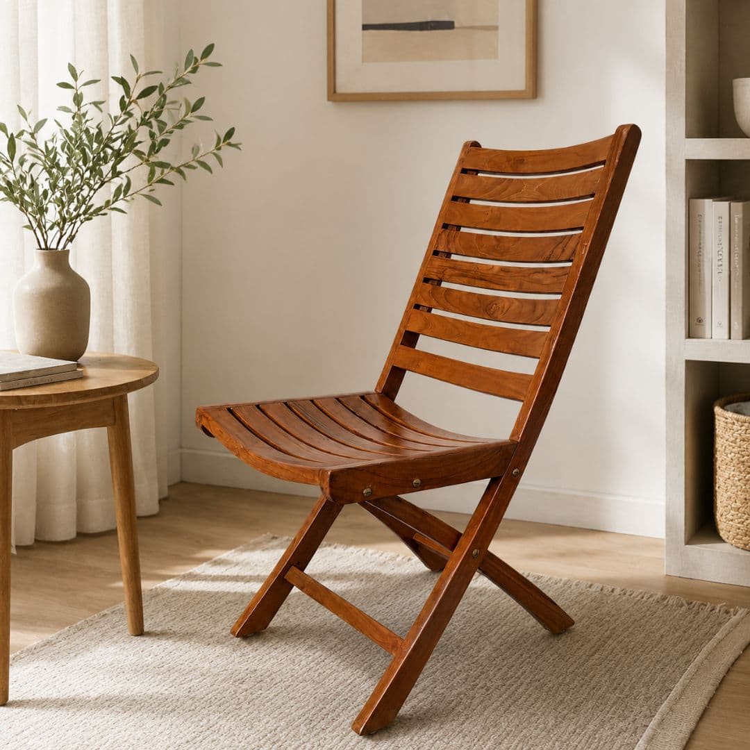 Patta Slatted Folding Chair