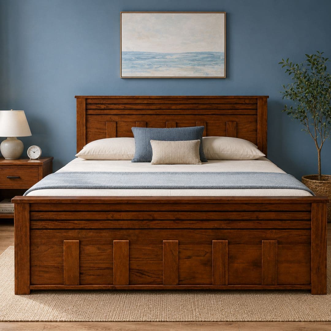 Niwas Panelled Storage Bed