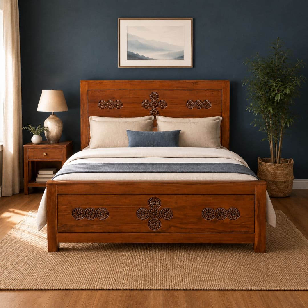Sthir Platform Storage Bed