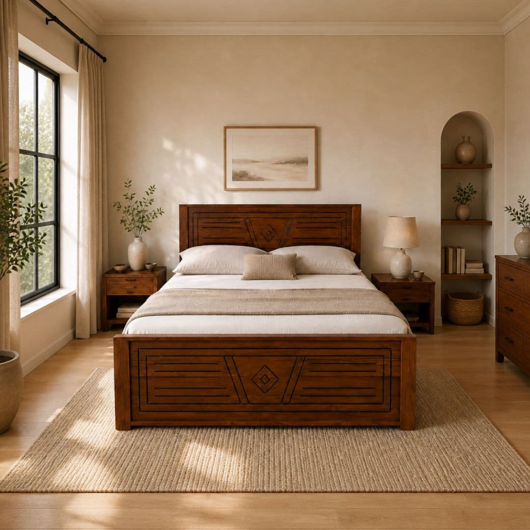 Kanak Panel Storage Bed